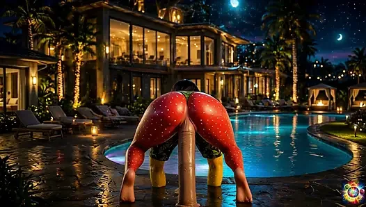 Leidenschaft am pool unter den sternen - AI hentai ASmr