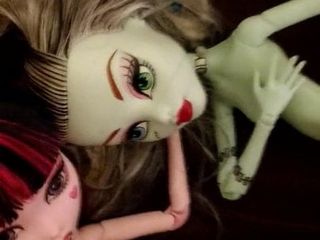 Monster High Girls dreifach Gesichtsbesamung