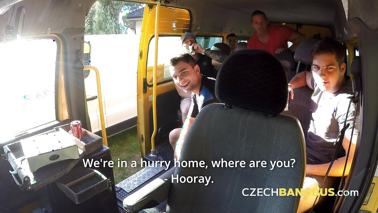 Tasty bukkake with a hairy MILF (Czech Bang Bus)