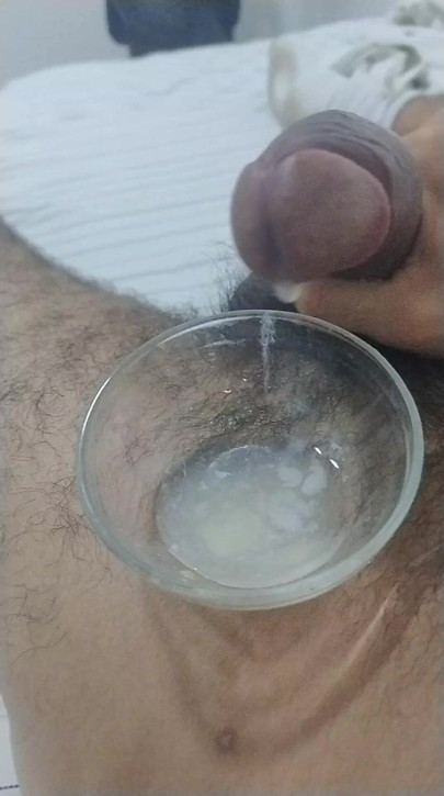 Sometimes I enjoy saving my cum for later..