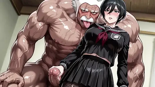 Barggan (ağartıcı) x mikasa (aot)