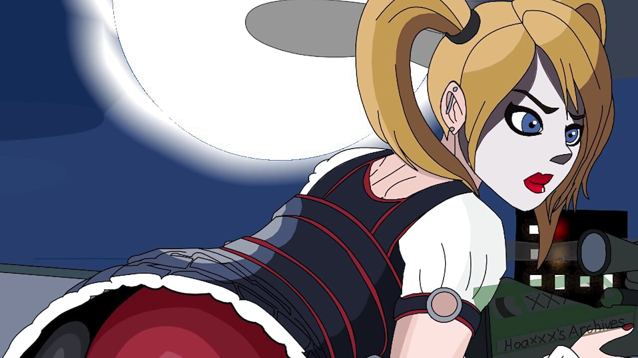 Catwoman and Harley Quinn Assworship