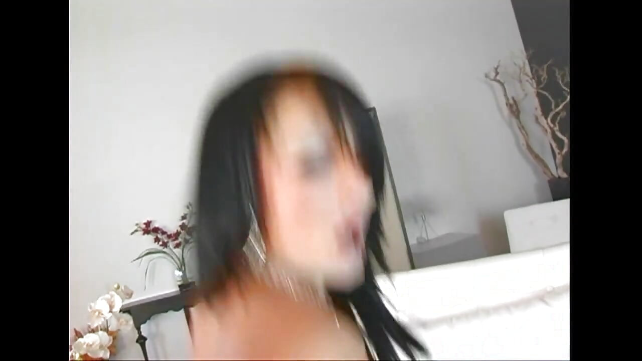 A big monster cock for a sexy hot brunette