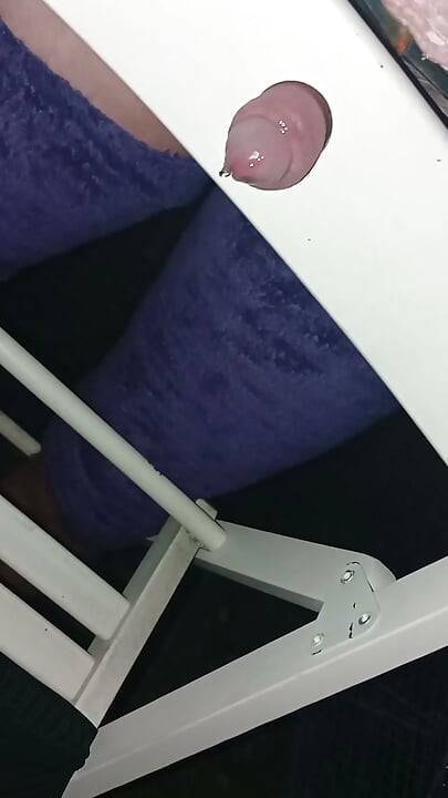Chair fucked and incessant cumshot