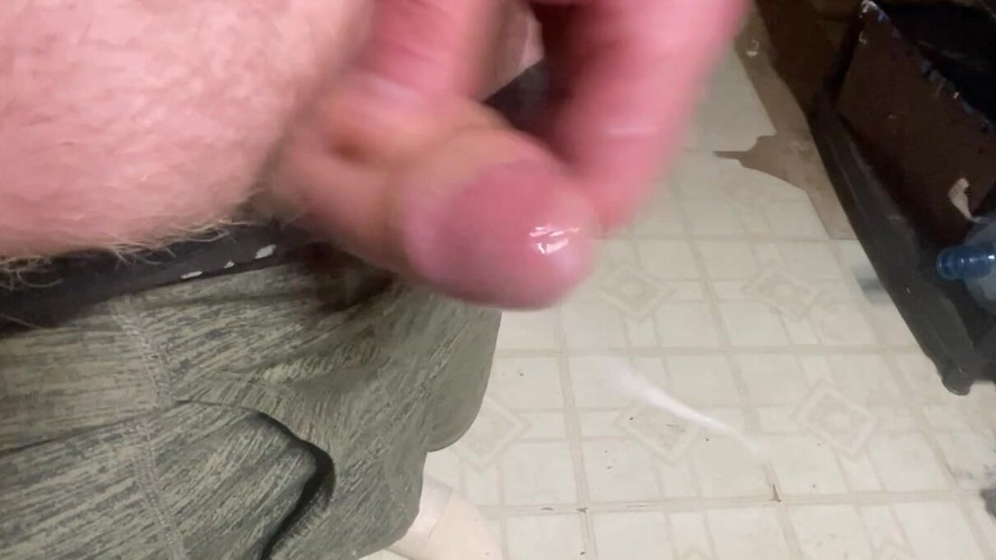 Jerking Soft Small Cock with Cumshot