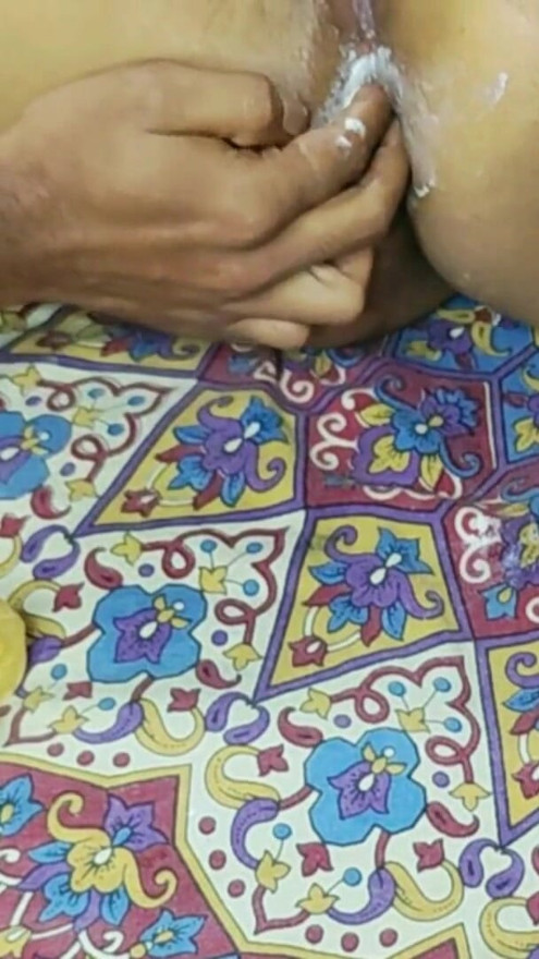 Follada anal - primer paso con plug anal completo follando el culo de la esposa india en videos porno | Clip 2