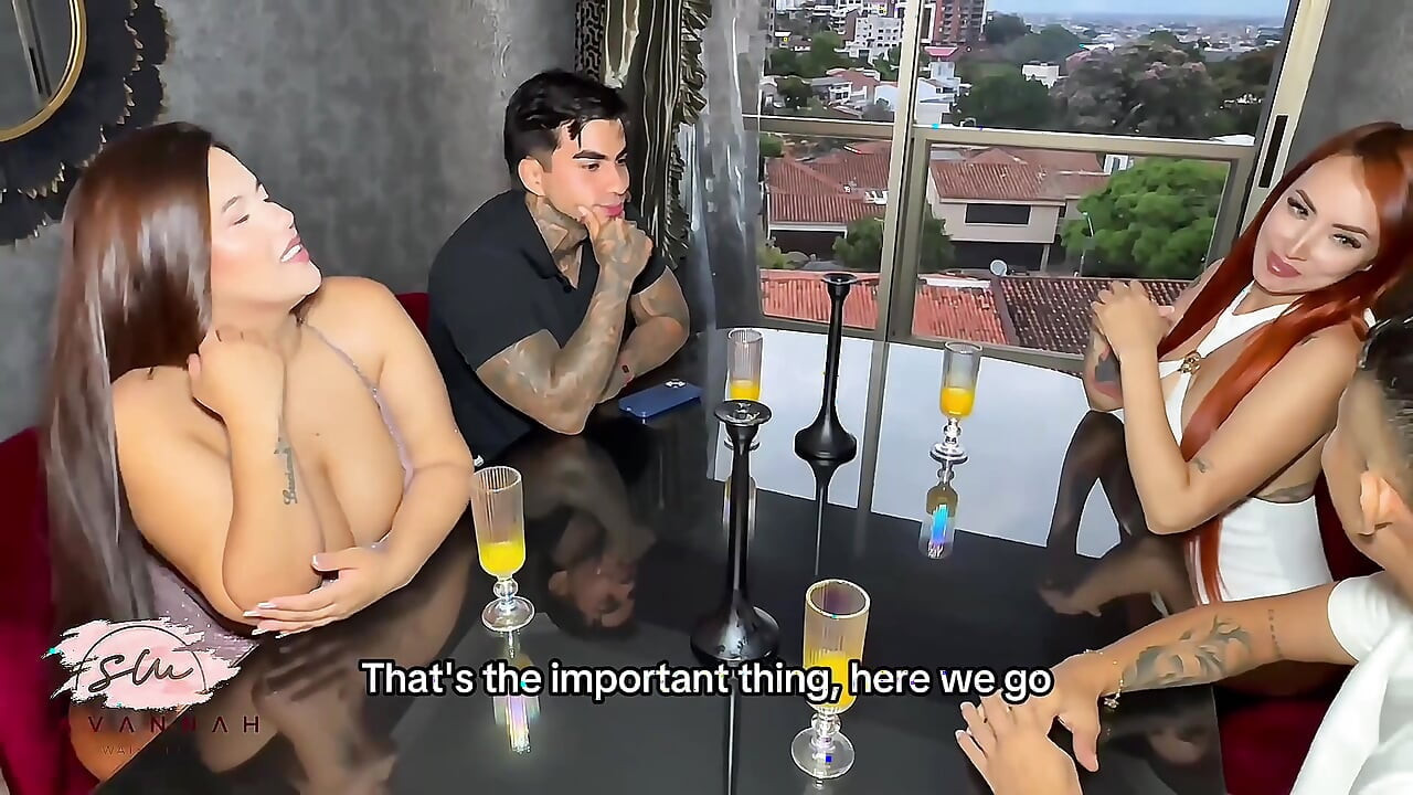 Mom-in-law having sex with her son-in-law at a family dinner - Savannah Watson