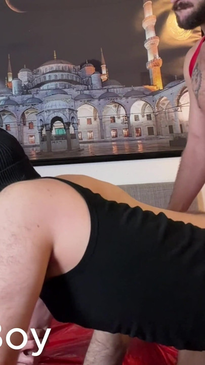 Two Syrian Bottoms for Hot Czech Stepdaddy - Part 2/2