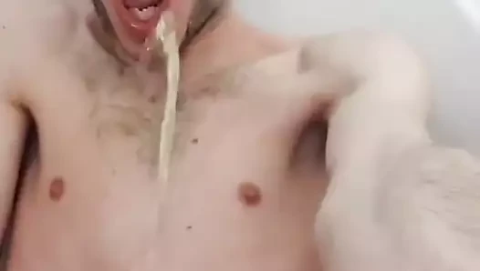 Belgian porn video – Big dick Belgian loves his piss