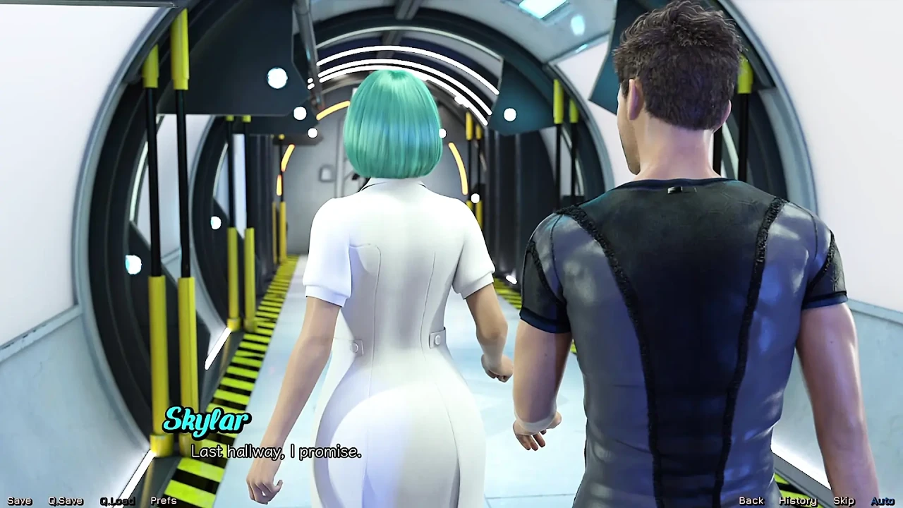 Stranded in Space #02 - Horny Black Girl Zarah Is Waiting for Me in My Bed