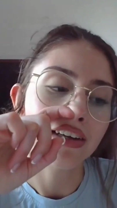 Emotional moment from "SHANAXNOW NOSE FETISH EATING BOOGERS PRESS NOSTRILS MOANING"