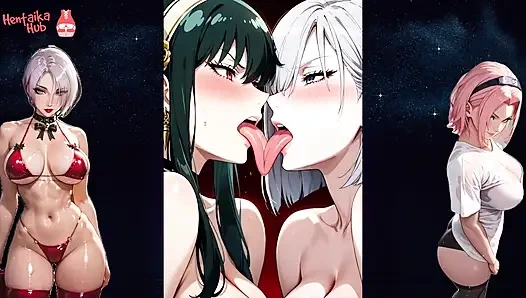 2d hentai compilation with dirty bitch Yor Briar