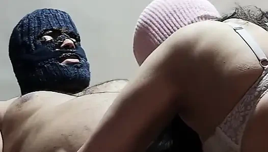 Arab 2 Big Cock Double Vaginal Anal Fuck