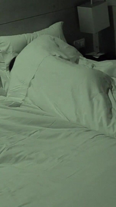 Epic moment from "Hotel night cam catches cheating wife masturbating while husband sleps"