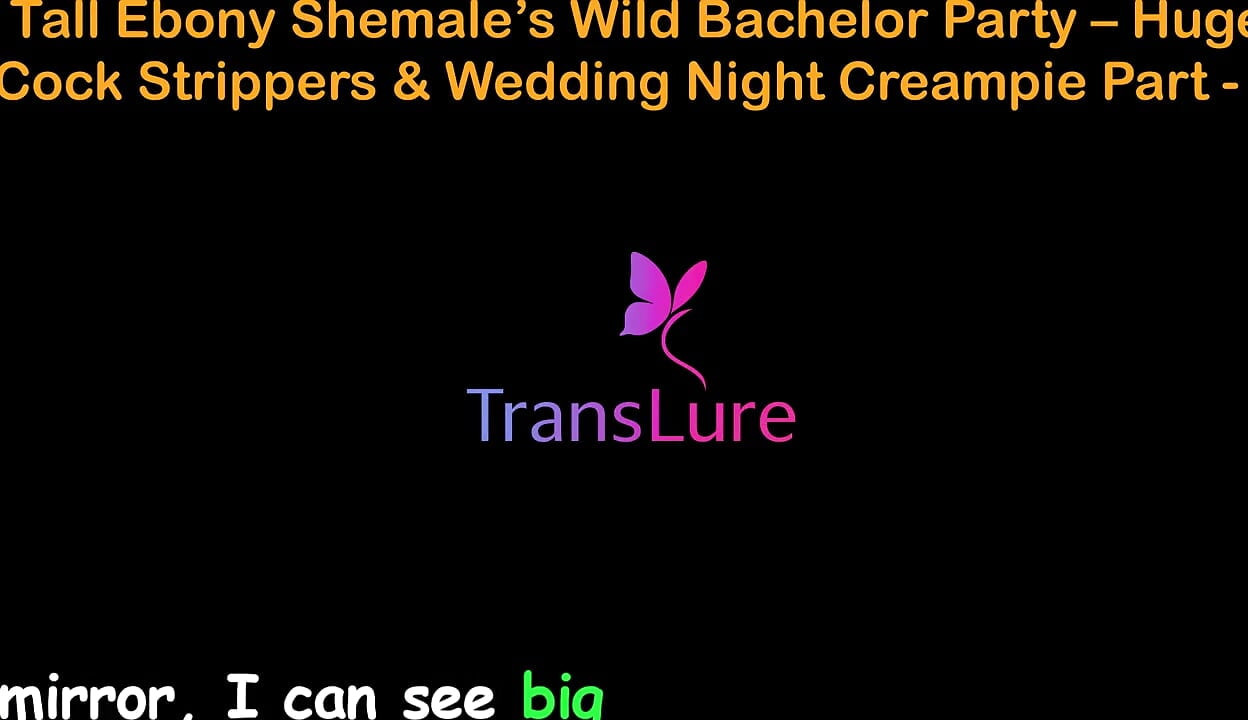 English Audio Sex Story - Wysoki murzynka Shemale's Wild Bachelor Party - Ogromny kutas striptizerki i kremówka na noc ślubną - 2