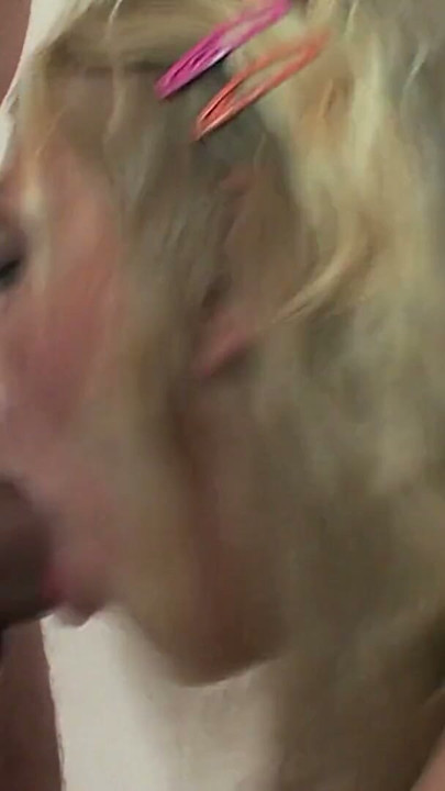 Blonde Mom Dionne loves getting double down in penis | Clip 1