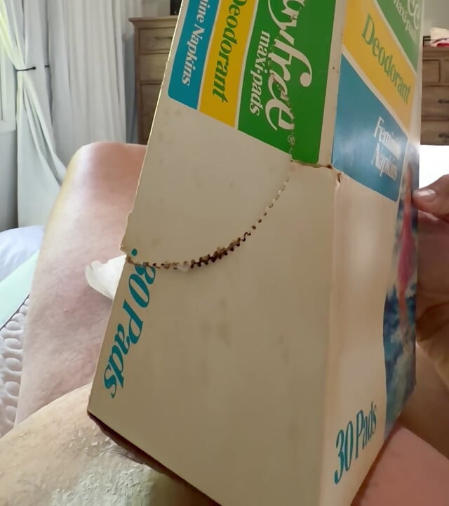 Vintage Stayfree Maxi Pads Cum