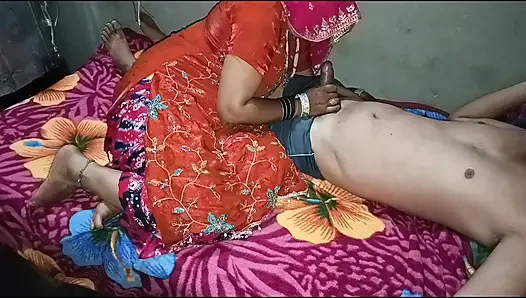 First night. Suhagraat . Husband wife full hard sex show with punjabi bhabhi