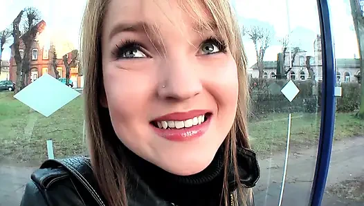 Blonde Babe Teases Tits and Toy in BDSM Bondage