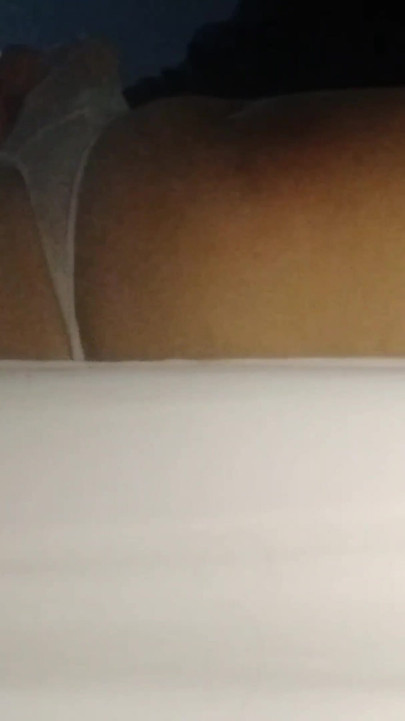 Must-see moment from "Guy wearing sexy little white thong panties gets his nipples licked by woman Female on Male underwear"