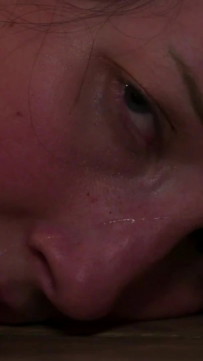 Bella Angel gives perfect blowjob to bdsm master while fucked by sex machine | Clip 1