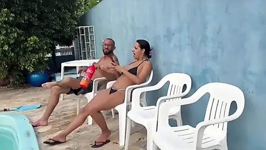 I Had Sex with the Married Man Behind His Wife's Back at the Pool Party.