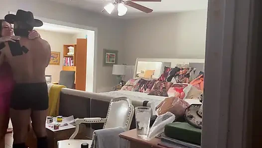 Ehemann kam nach hause und betrogen mich und betrogen ihn; Wieder mit azmaskedbul