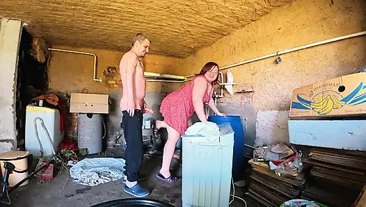 I fucked a village whore right in the barn where she was doing laundry 2