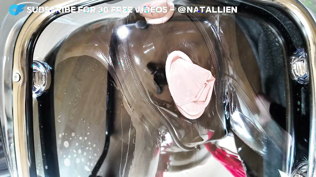 CreamPie Latex Condomsuit Messy Cum
