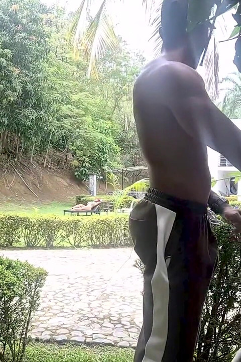Curious Gardener Roughly Fucks His Horny Boss Outdoors - Brandon Cruz & Alejandra Palacios