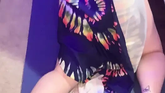 BBW Does Peek a Boo Yoga