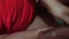 Desi Lover Blowjob and Dick licking
