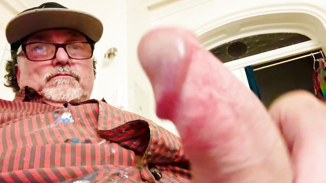 Father's oozing penis