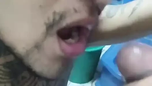 Cum slurping 13