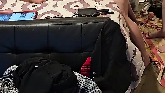 Hubby caged,  pegged, released