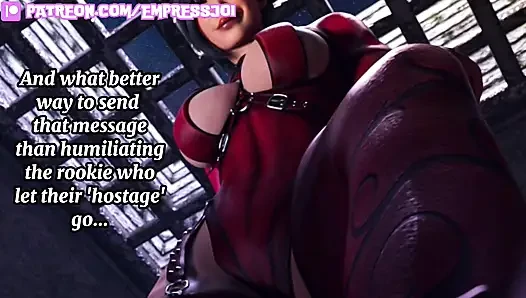 Domina-hentai-wichsanleitung: ada wong behält dich als ihre schlampe, gefangene