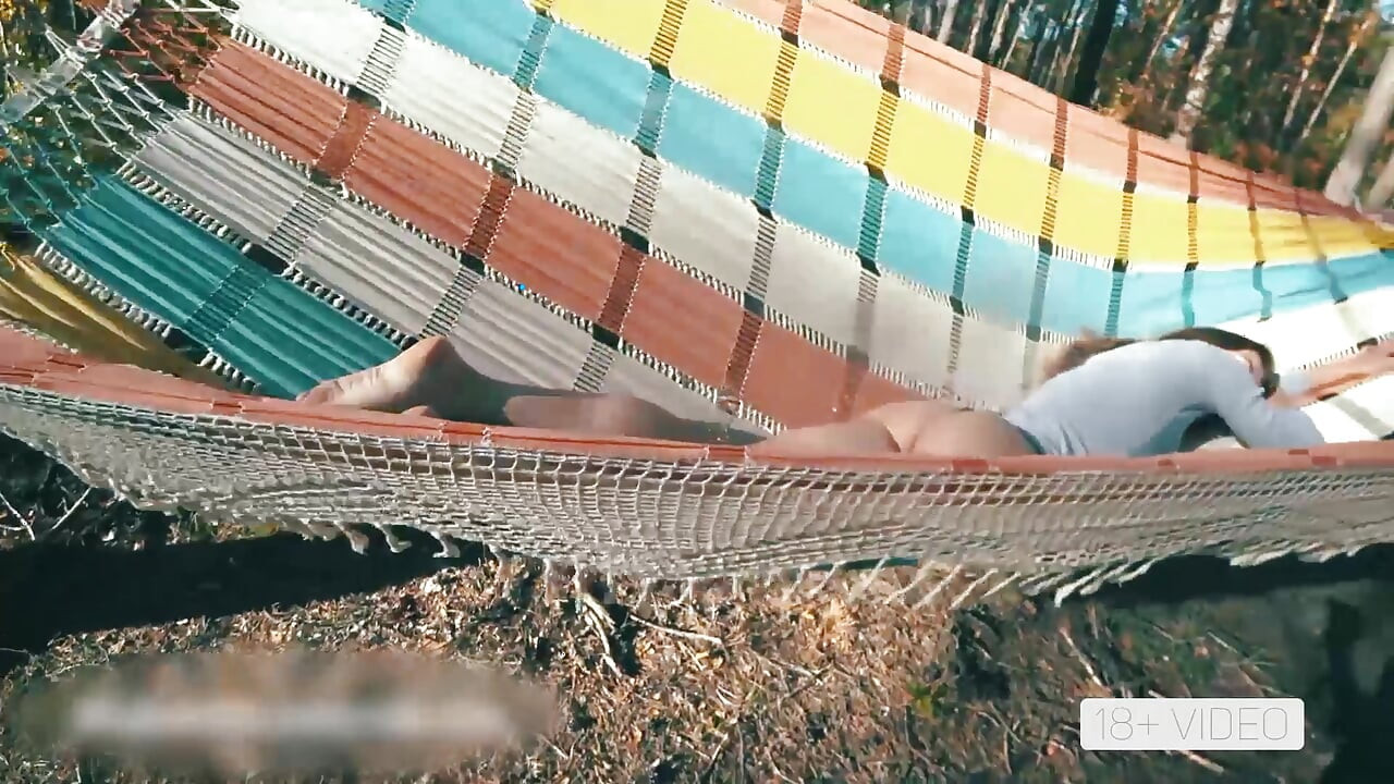 ASS TO MOUTH IN A HAMMOCK IN A CLEARING IN THE FOREST