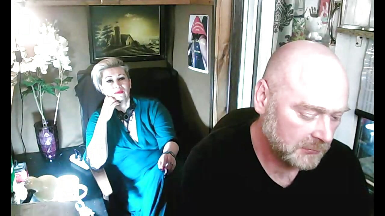 Dangerous intimate games with nipples, pussy and mouth of his beloved slut wife, exposed to the public))