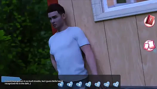 Helping the hotties #3 - Johannes took a sneak peak to see what the girl in the cabin is up to.