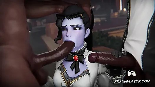 Idowmaker 3 boyutlu sert sikiliyor ve yüksek sesle dölleniyor