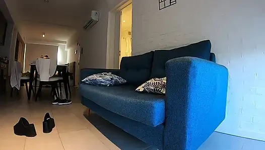 Morocha Arjantin Buenos Aires'te bir turistle prezervatifsiz seks yapıyor