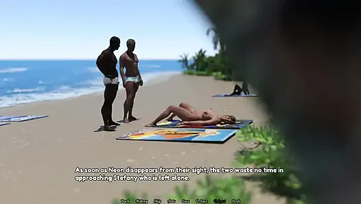 Ibu rumah tangga sempurna #36 orang asing bikin istrinya yang hot muncrat banyak banget di pantai