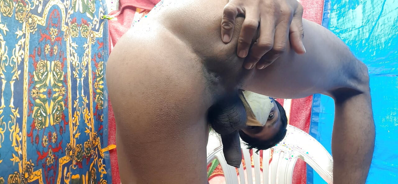 De quatro, indiano homem ao ar livre bunda preta