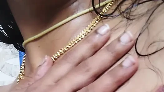 Step sister bathing showing her nippples and pussy