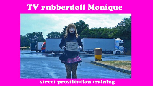 TV rubberwhore Monique - Taking a walk