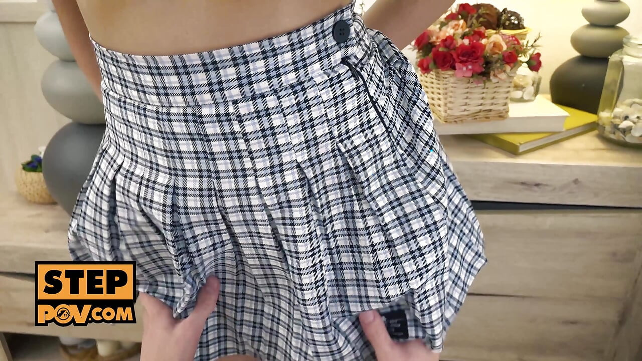 POV - Amalia Davis wants her stepbrother's cum
