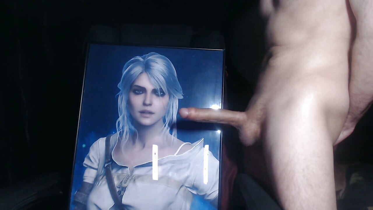 Cum Tribute for Ciri (game Character From Witcher 3)