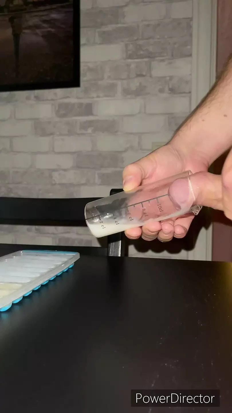 Fare il ghiaccio allo sperma con 14 carichi enormi