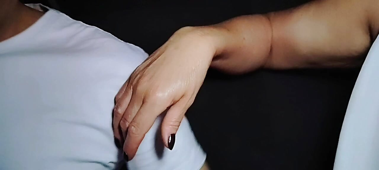 89-Year-Old Grandma Having Sex in the Car with Her Naughty Grandson