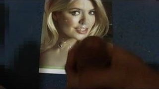 Superbe Holly Willoughby, hommage à l&#39;éjaculation
